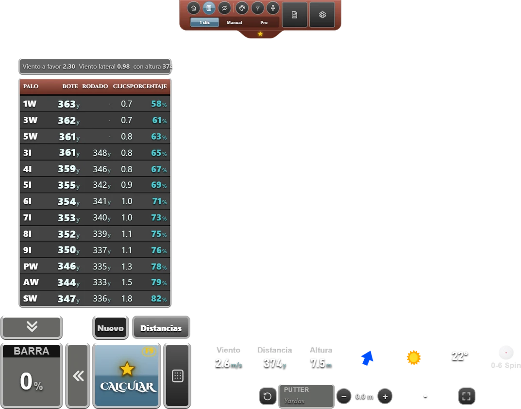Calculadora en los temas de color del juego: Rojo